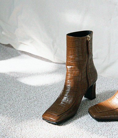 [EFSH2003]Crocker Ankle Boots BR/크로커 앵클부츠 브라운[주문제작]